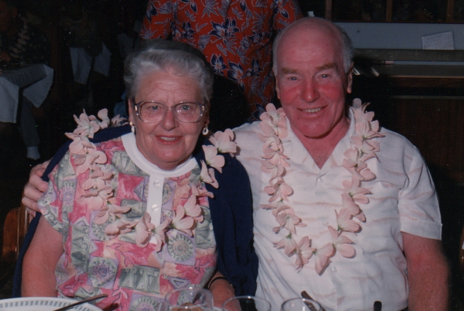 Dot and Bill on a cruise in 1993