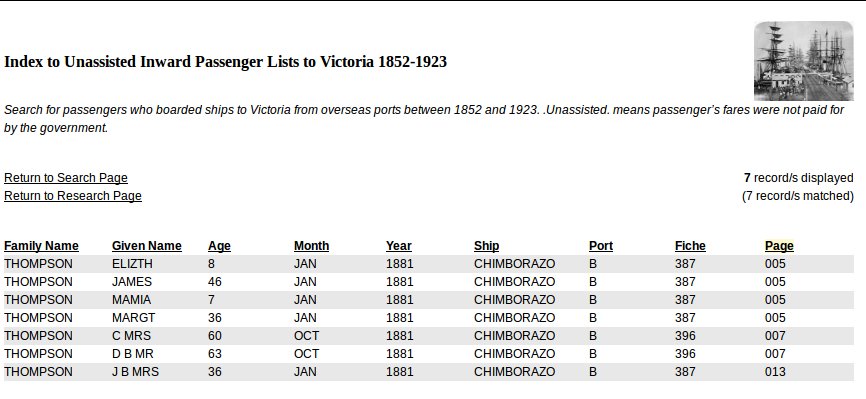 ThompsonFamily_1881_PassengerListIndex_Chimborazo